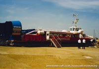 AP1-88 hovercraft promotional day by BHC -  (credit: The <a href='http://www.hovercraft-museum.org/' target='_blank'>Hovercraft Museum Trust</a>).